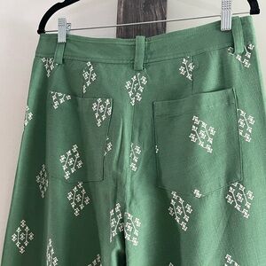 Embroidered culottes